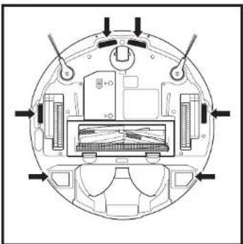 SHARK EZ Robot RV912S - CLEANING SENSORS AND CHARGING PADS - 1