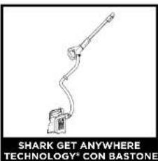 SHARK GET ANYWHERE TECHNOLOGY* CON BASTONE