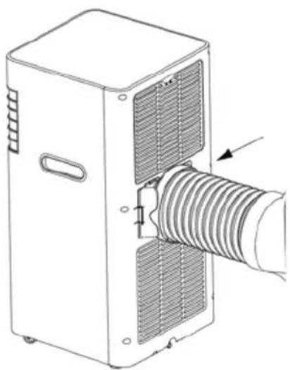 UNOLD Arctic 7K 86220 - INSTALLATION OF THE EXHAUST HOSE - 4