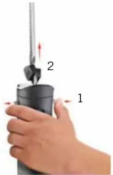 UNOLD 78815 - UTILISER ET RETIRER LA LAME DE COUTEAU - 2