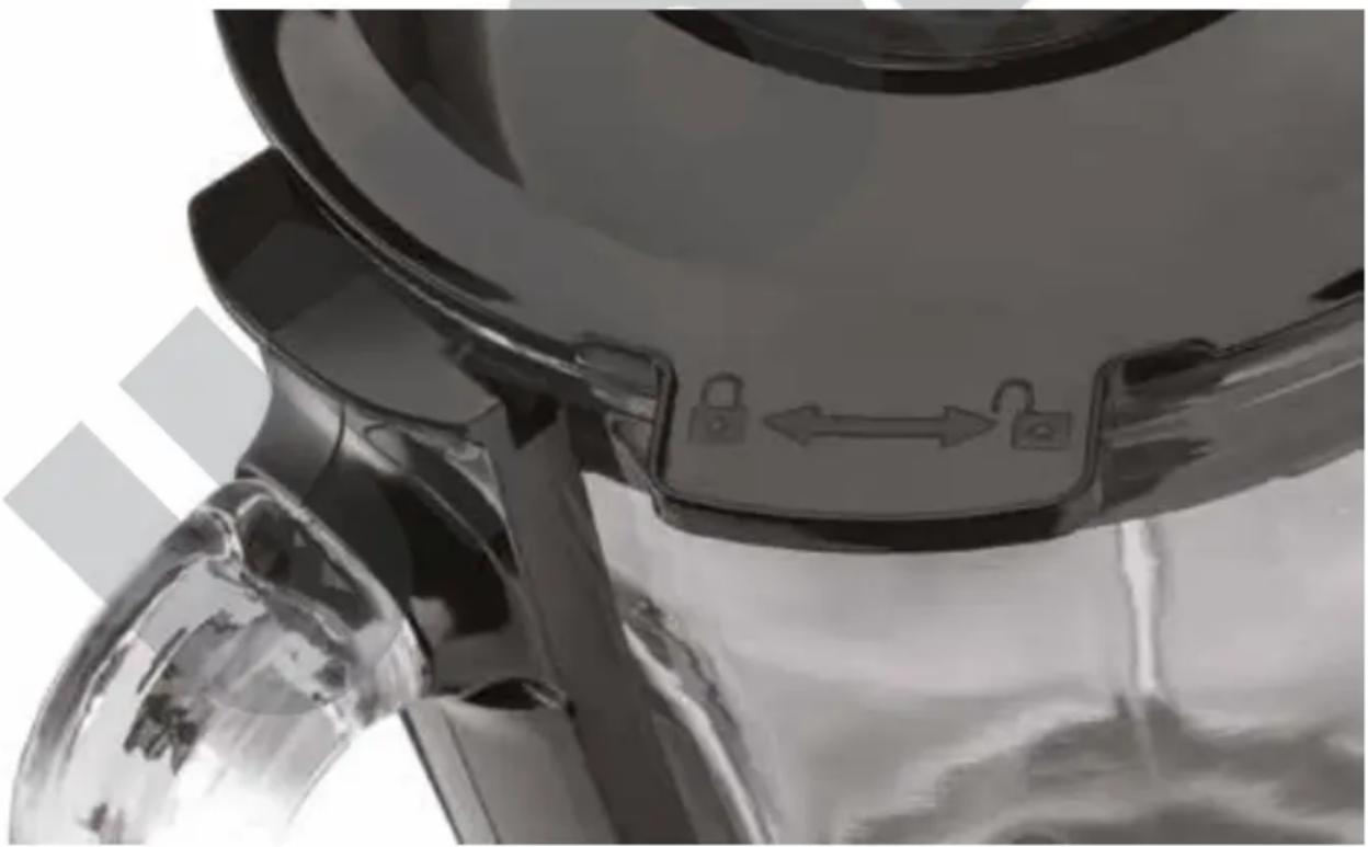 UNOLD Edel 78625 - Einsetzen des Glasbehälters - 1