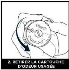 SHARK Stratos HZ3002 - Replacement de la cartouche d'odeur - 2