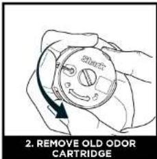 SHARK Stratos HZ3002 - ODOR CARTRIDGE REPLACEMENT - 4