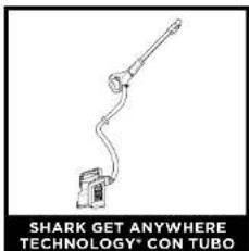 SHARK GET ANYWHERE TECHNOLOGY* CON TUBO