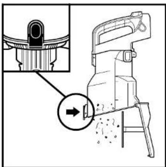 SHARK ICZ300EUT - VACIADO DEL DEPÓSITO DE POLVO - 2