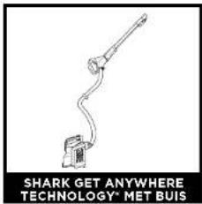 SHARK GET ANYWHERE TECHNOLOGY® MET BUIS