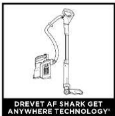 DREVET AF SHARK GET ANYWHERE TECHNOLOGY®