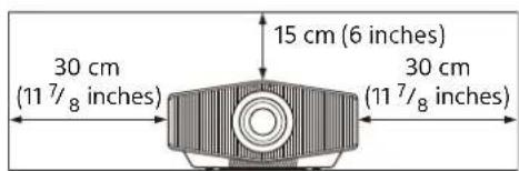 SONY VPLXW7000 - Near walls - 2