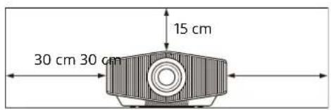 SONY VPLXW7000 - Cerca de paredes - 2