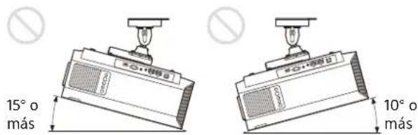 SONY VPLXW5000 - Inclinación hacia delante/atrás y a derecha/izquierda - 3