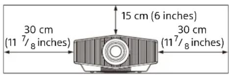 SONY VPLXW5000 - Near walls - 2