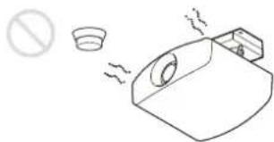 SONY VPLXW5000 - Near a heat or smoke sensor - 1