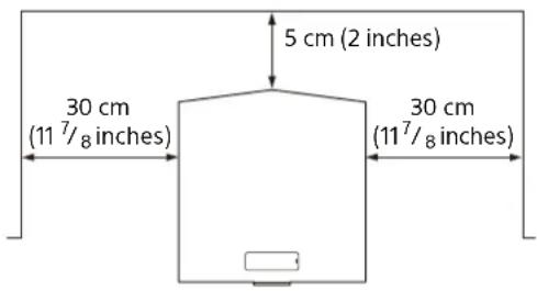 SONY VPLXW5000 - Near walls - 1