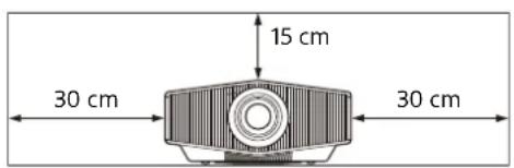SONY VPLXW5000 - In der Nähe einer Wand - 2