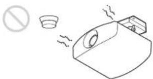 SONY VPLXW6000 - Near a heat or smoke sensor - 1