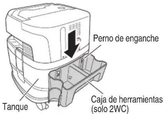 HiKOKI RP3608DA(L) - Fijación y liberación de las ruedas (Fig. 26) - 2
