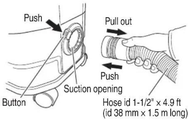 HiKOKI RP3608DA(L) - Connecting the hose (Fig. 12) - 1