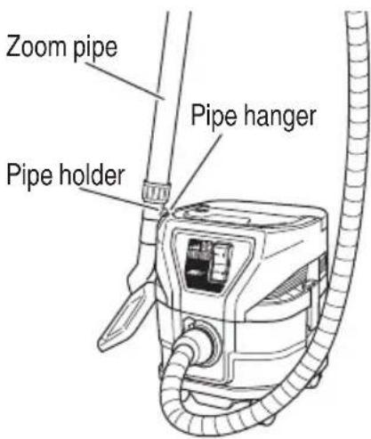 HiKOKI RP3608DA(L) - Fixation and release of the caster (Fig. 26) - 3