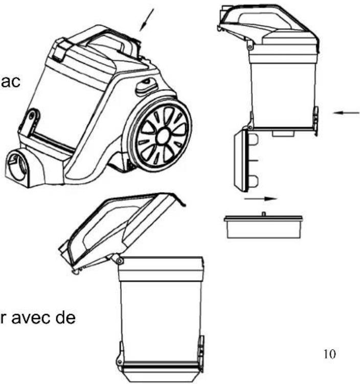 TECHWOOD TAS8009 - Nettoyer le filtre de sortie d'air - 1