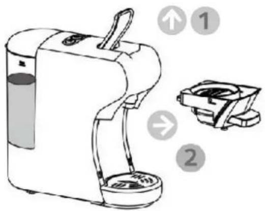 TECHWOOD TCA195N - Utilisation avec adaptateur pour capsules Dolce-Gusto - 1