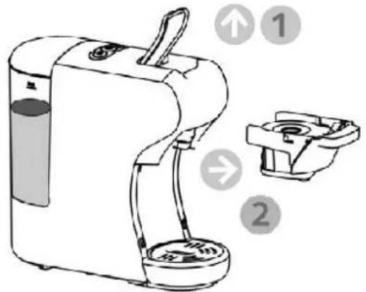 TECHWOOD TCA195N - Utilisation avec adaptateur pour capsules Nespresso - 1