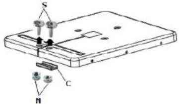 Zipper ZIBAS250 - Procedure for exchanging the saw blade: - 1