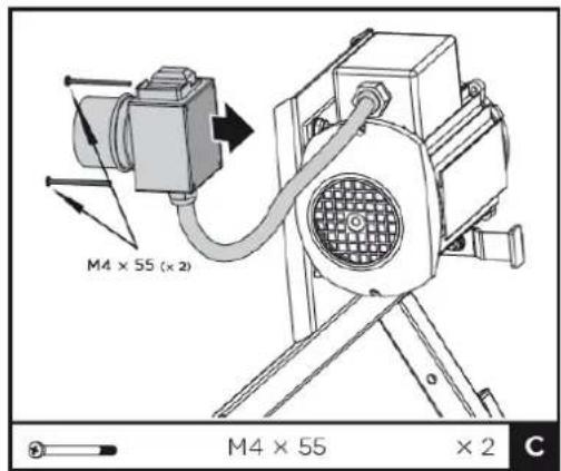 Zipper ZIWP400TN - Montage Griff - 1