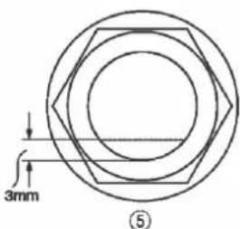 3mm ⑤
