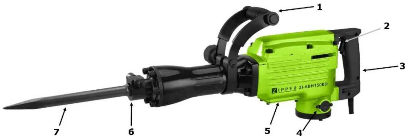 1 2 3 4 5 6 7 LPPER ZI-ABH1500D