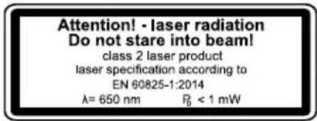 SCHEPPACH DP16VLS - Do not look into the beam - 1