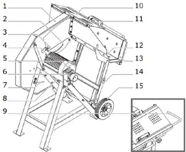 Zipper ZIWP500TN - Komponenten / Components / Composants - 1