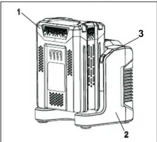 GREENWORKS G60B4 - OPLADNINGSPROCEDURE - 1