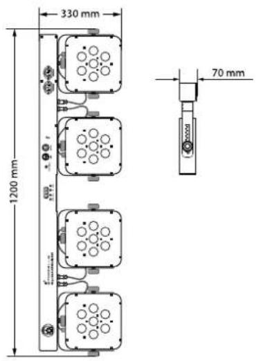 Stairville Stage Quad LED Bundle - Données techniques - 1