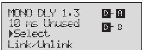 MONO DLY 1.3 10 ns Unused Select Link/Unlink