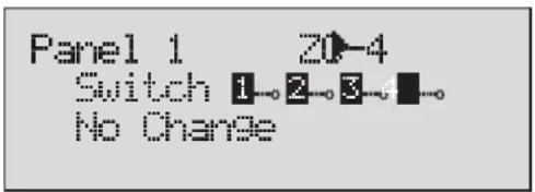 Panel 1 20-4 Switch 1-2-3-4- No Change