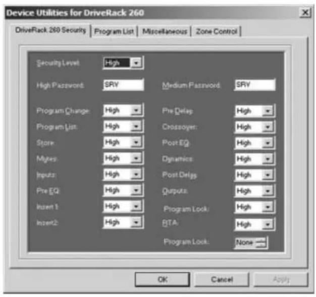 DBX DriveRack 260 - UTILISATION ÉLÉMENTAIRE - 1