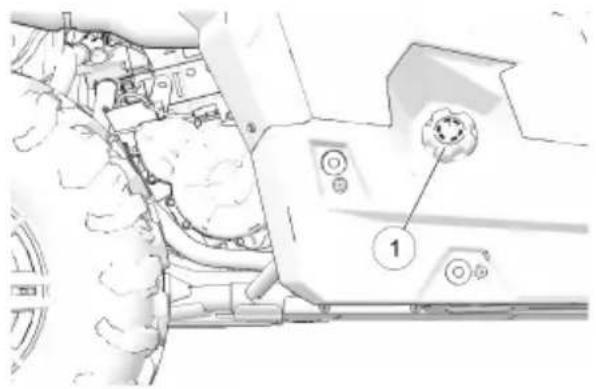 POLARIS General 4 1000 EU (2019) - Bouchon du réservoir de carburant - 1