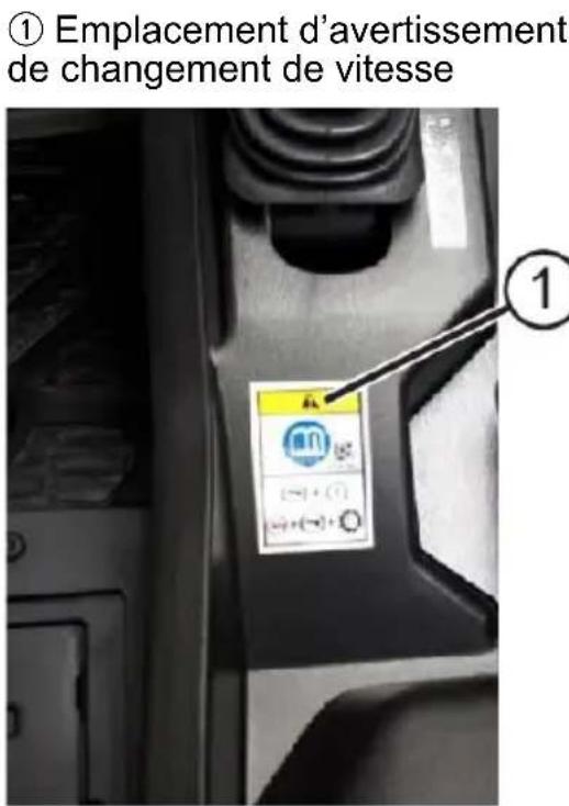 POLARIS General 4 1000 EU (2019) - Avertissement concernant le changement de vitesse (7183987) - 1