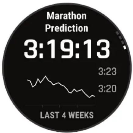 GARMIN Forerunner 255S - Affichage de vos prévisions de temps de course - 1
