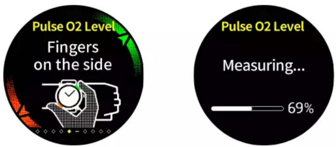 ASUS VivoWatch 5 HCB05 - Entering Pulse O2 level mode - 1