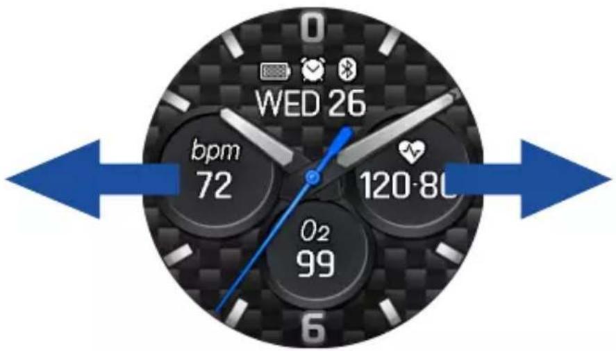 ASUS VivoWatch 5 HCB05 - Faire défiler les fonctionnalités ASUS VivoWatch 5 - 1