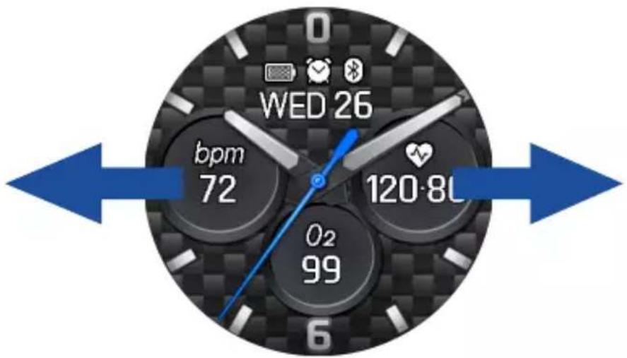 ASUS VivoWatch 5 HCB05 - Desplazamiento por las funciones del ASUS VivoWatch 5 - 1