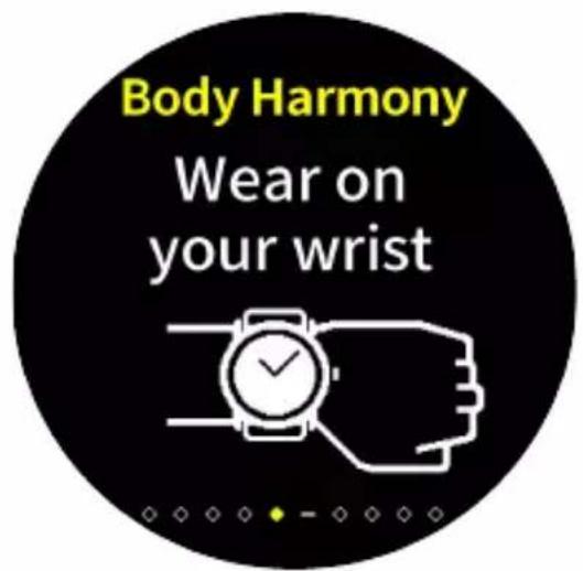 ASUS VivoWatch 5 HCB05 - Pantalla de medición de la armonía corporal - 1