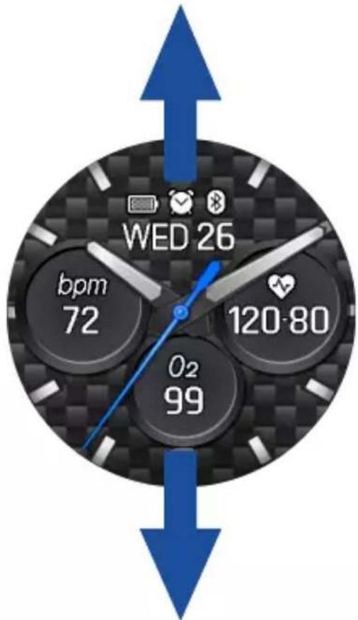 ASUS VivoWatch 5 HCB05 - Wyświetlanie dalszych informacji dla wybranej funkcji - 1