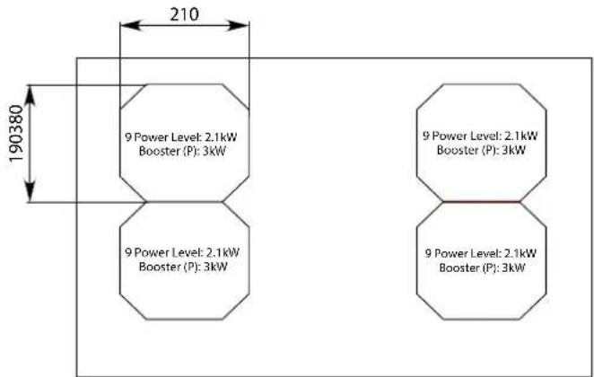 FALMEC Quantum Pro - KARTA PRODUKTU PLYTA KUCHENNA - 1