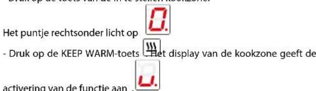 FALMEC Quantum Pro - KEEP WARM-FUNCTIE - 1