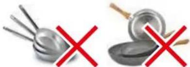 FALMEC Quantum Pro - Kookpotten ongeschikt voor inductie: - 1