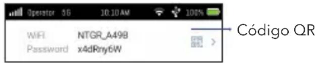 NETGEAR Nighthawk M6 MR6110 - Conexión por código QR desde un smartphone - 1