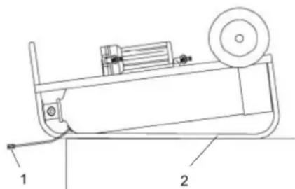 Kärcher WS 50 - Draining the tank if there is a risk of frost - 1