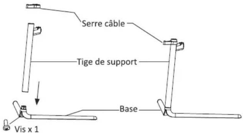 LC-Power M34UWQHD100CV3 - Installation du socle - 2